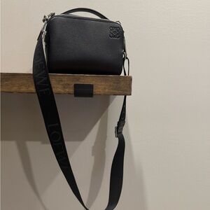 Loewe Black Mini Crossbody Camera Bag